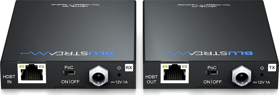 Blustream - Slimline Hdbaset Extender Set - 70M - 4K Up To 40M (Hex70Sl-Kit) - Image 5