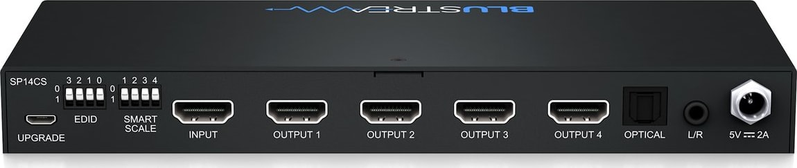Blustream 4-Way 4K Hdmi 2.0 Splitter With Edid Management (Sp14Cs) 3 Blustream 4-Way 4K Hdmi 2.0 Splitter With Edid Management (Sp14Cs) - Image 3