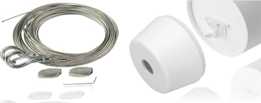 Sonance Ps-P43T Professional 4 Inch Pendant Speaker (White Finish, Pair) 5 Sonance Ps-P43T Professional 4 Inch Pendant Speaker (White Finish, Pair) - Image 5