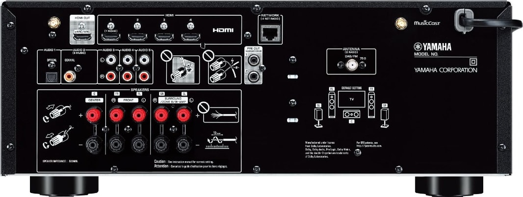 Yamaha Rx-V4A - 5.2 Channel Av Receiver 4 Yamaha Rx-V4A - 5.2 Channel Av Receiver - Image 4