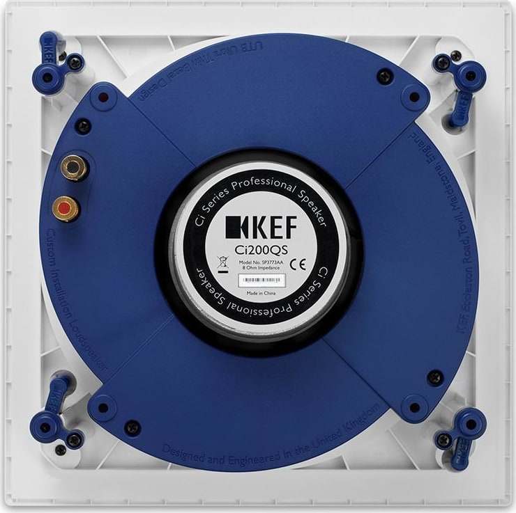 Kef Ci200Qs 200Mm In Ceiling Flush Mounted Speaker - Square - Image 2