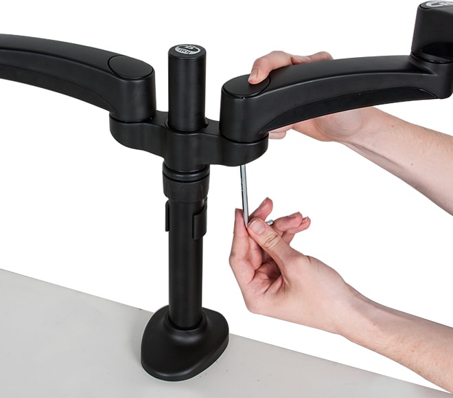Btech - Twin Screen Desk Mount With Tilt &Amp; Swivel (Bt7374) 4 Btech - Twin Screen Desk Mount With Tilt &Amp; Swivel (Bt7374) - Image 4