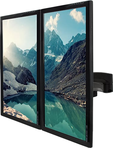 Btech - Twin Screen Desk Mount With Tilt &Amp; Swivel (Bt7374) 3 Btech - Twin Screen Desk Mount With Tilt &Amp; Swivel (Bt7374) - Image 3