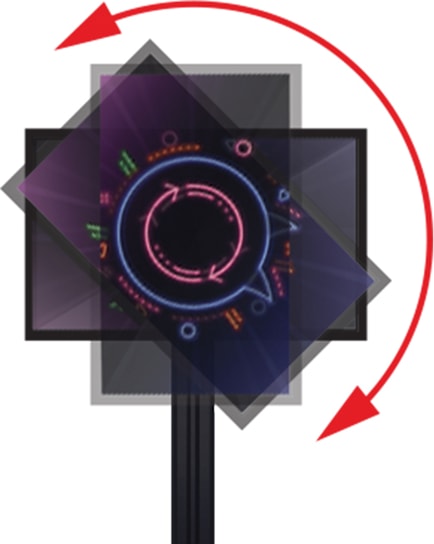 Btech - Flat Screen Trolley With Flip Rotation &Amp; Height Adjustment (Bt8567-02) - Image 3