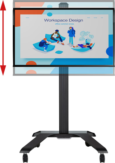 Btech - Universal Flat Screen Trolley With Adjustable Height (Bt8563-02) - Image 3