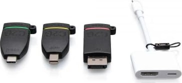 C2G - Hdmi Female To Colour Coded Usb C, Mini Dp, Dp Male, Apple Lightning Dongle (C2G29886) 2 C2G - Hdmi Female To Colour Coded Usb C, Mini Dp, Dp Male, Apple Lightning Dongle (C2G29886) - Image 2
