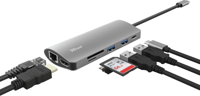 Trust 7-In-1 Usb-C Multi-Port Adapter (Trdalyxy7) 4 Trust 7-In-1 Usb-C Multi-Port Adapter (Trdalyxy7) - Image 4