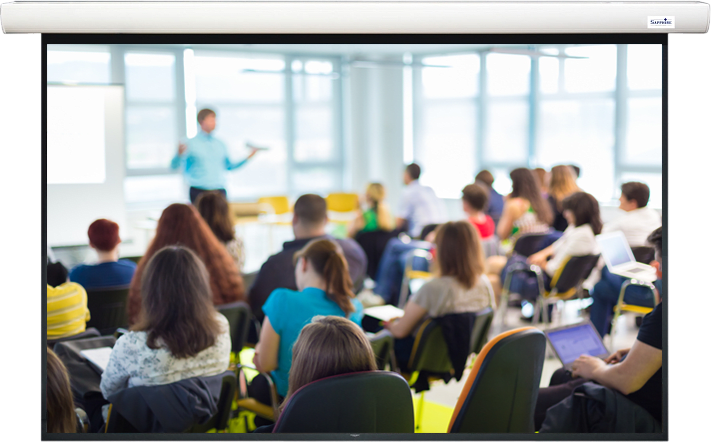 Sapphire Electric (Large) Screen - 500 X 375Cm (4:3) - (Sews500Bv-A)