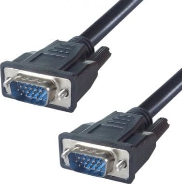 Fastflex - 2M Svga Male To Male Cable - Black (Ffsvgamm-2) 1 Fastflex - 2M Svga Male To Male Cable - Black (Ffsvgamm-2)