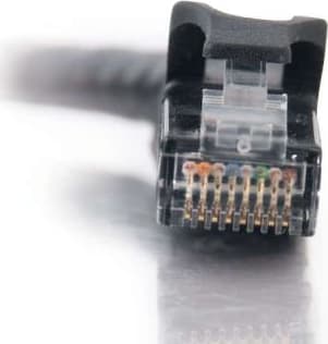 C2G - 0.5M Black Cat6 Utp Snagless Rj45 Patch Cable (C2G83405) - Image 3