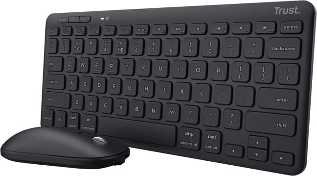 Trust - Lyra Multi-Device Wireless Keyboard &Amp; Mouse (24847) 1 Trust - Lyra Multi-Device Wireless Keyboard &Amp; Mouse (24847)