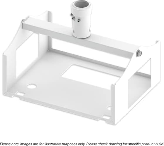 Unicol - Cradle Down Fixing Projector Suspension Unit - White (Psc) 2 Unicol - Cradle Down Fixing Projector Suspension Unit - White (Psc) - Image 2