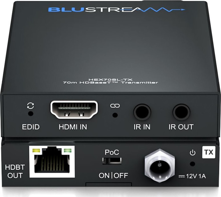 Blustream - Hex70Sl-Tx Slimline Hdbt Transmitter 1 Blustream - Hex70Sl-Tx Slimline Hdbt Transmitter