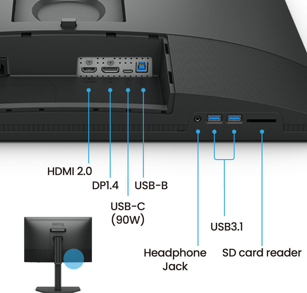 Benq Sw242Q 24Inch 2K Photographer Monitor - Image 2