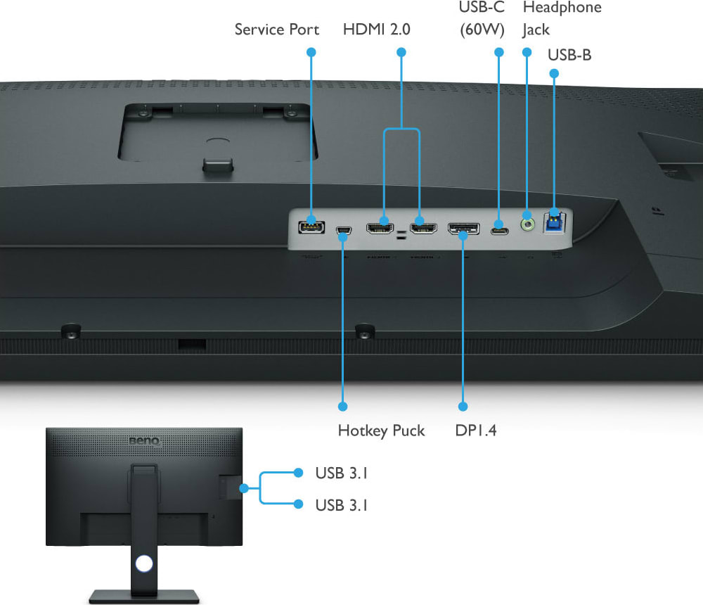 Benq Sw321C 32Inch 4K Photographer Monitor 4 Benq Sw321C 32Inch 4K Photographer Monitor - Image 4