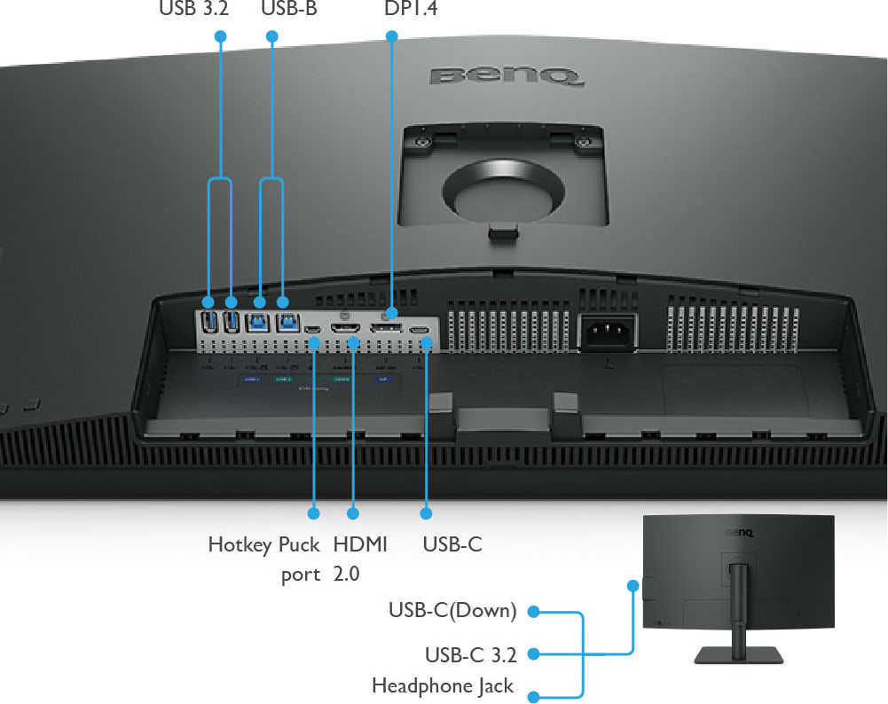 Benq Pd3205U 32Inch 4K Uhd Designer Monitor 3 Benq Pd3205U 32Inch 4K Uhd Designer Monitor - Image 3