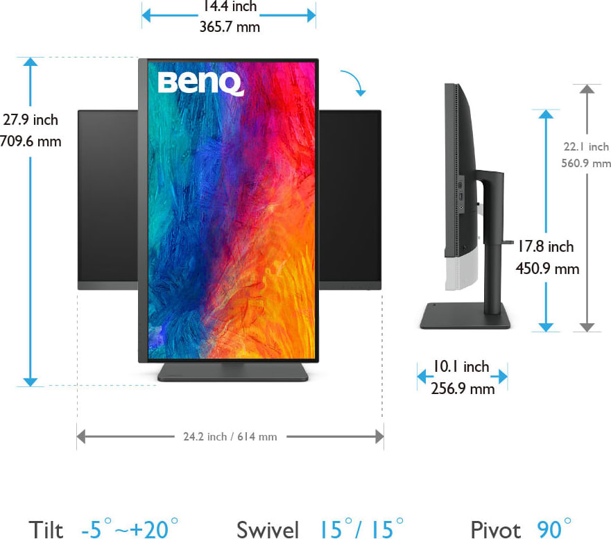 Benq Pd2705U 27Inch 4K Uhd Designer Monitor 2 Benq Pd2705U 27Inch 4K Uhd Designer Monitor - Image 2