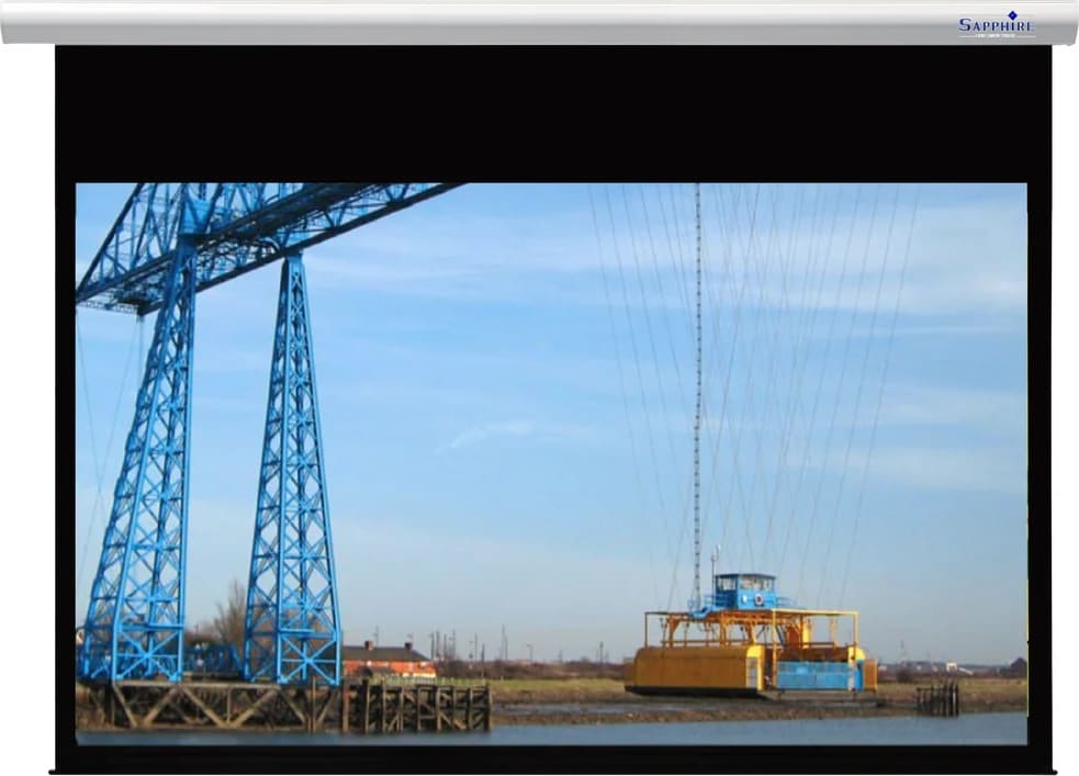 Sapphire Large Electric Wall Screen With Radio Remote And Inline Switch (16:9) 449.1 X 252.5Cm - (Sews450Bwsf)