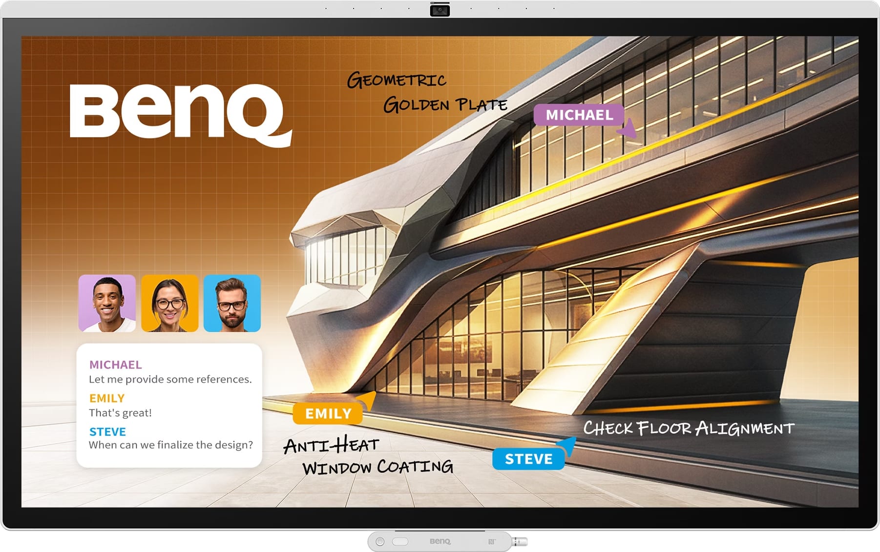 Benq Board Cp5505 Interactive Display 1 Benq Board Cp5505 Interactive Display