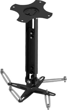 Unicol &ndash; Adjustable 23cm to 70cm drop from ceiling Black (GKU2)