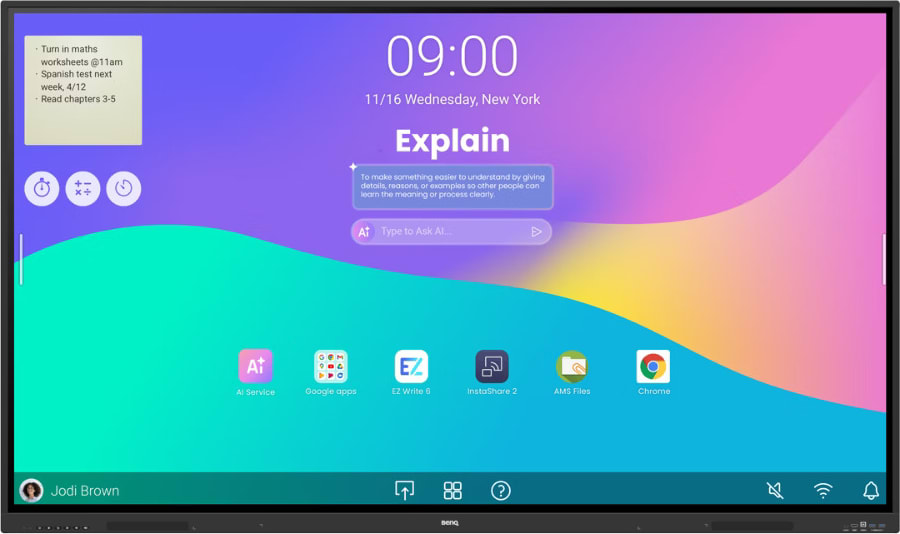 BenQ RE6505A 65inch 4K Interactive Display