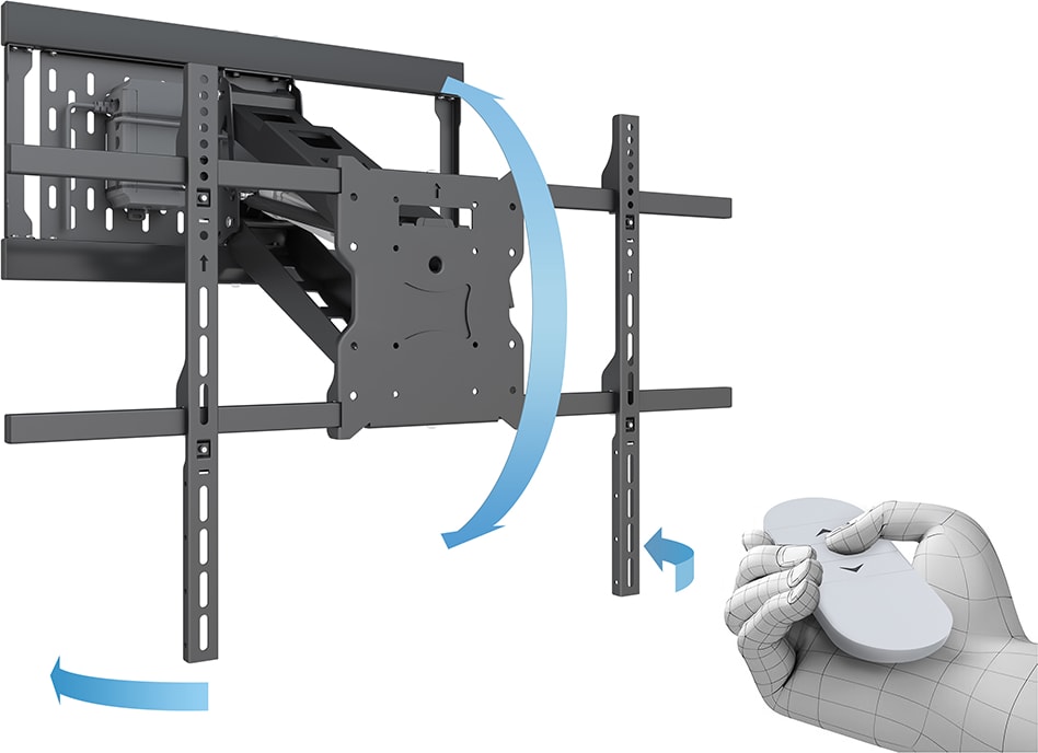 Multibrackets M Motorised Pull Down Full Motion Flexarm 42&Prime;-86&Prime; (MB0495)