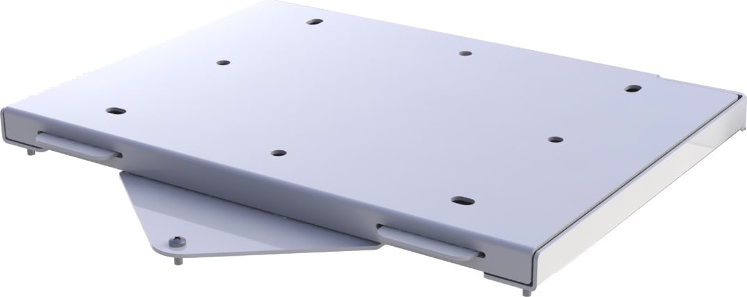 Low profile mount for Epson EH-TW6700 / EH-TW7300 / EH-TW9300 / EH-TW9300W projector (white finish)
