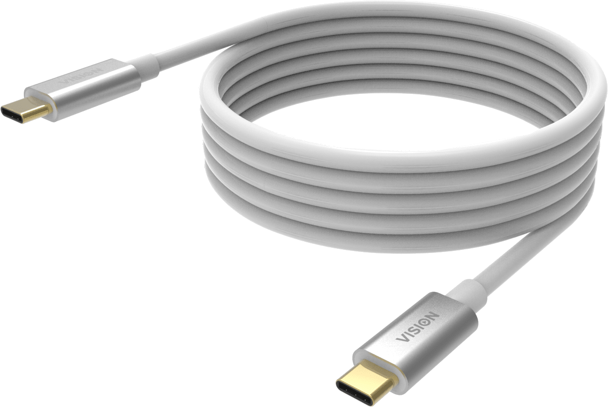 Vision – 4m White USB-C Cable (TC 4MUSBC – 4880388)