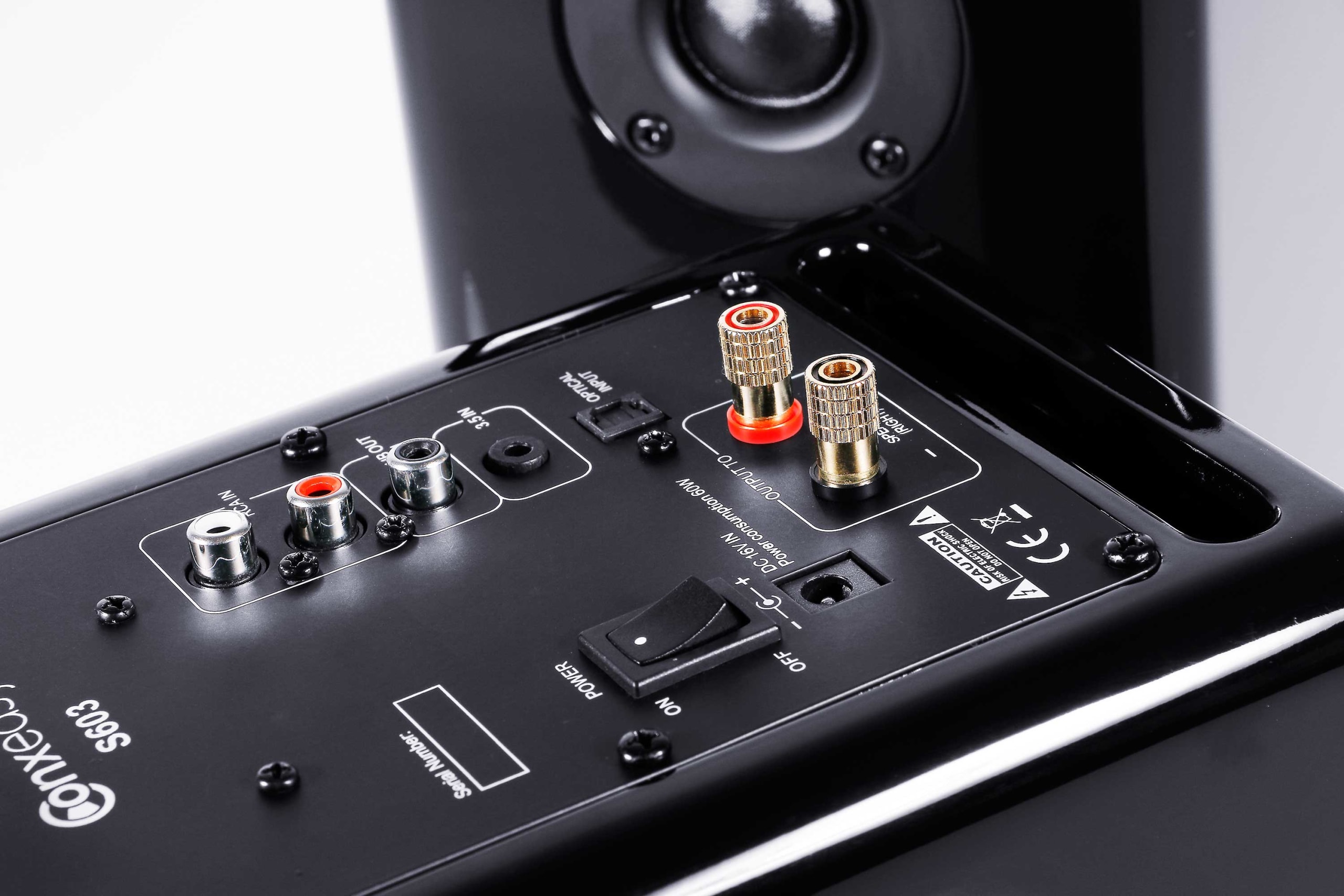 Conxeasy S603 Wall Mount Powered Loudspeakers (White) - Image 6