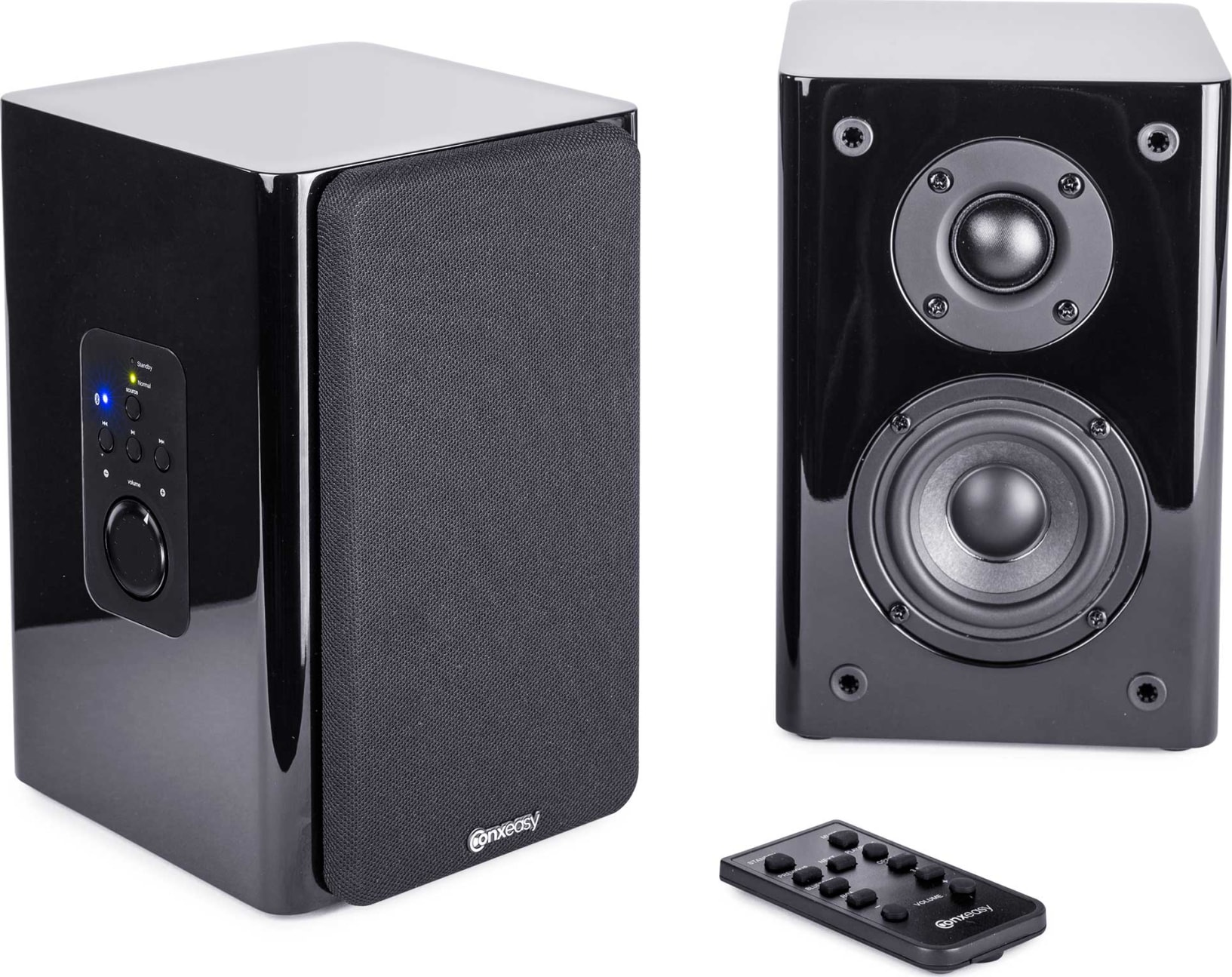 ConXeasy S603 Wall Mount Powered LoudSpeakers (Black)