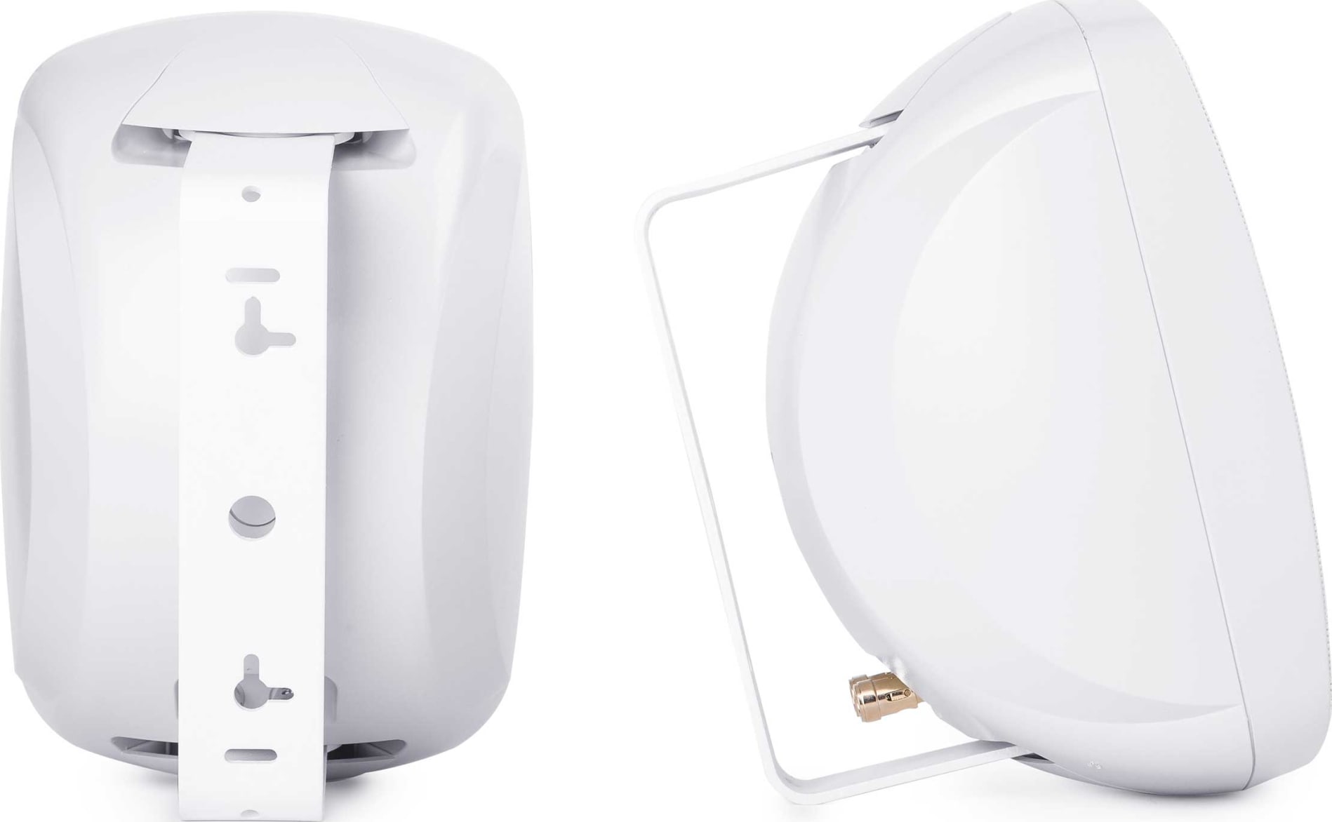 Conxeasy Swa-401 (White Finish) Wall Mounted Powered Loudspeakers, Amplifier And In-Wall Control System (White) - Image 2