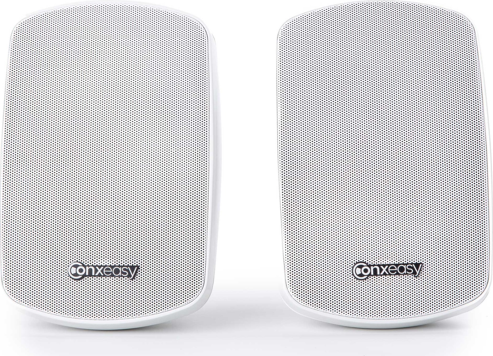 ConXeasy SWA-401 (White Finish) Wall Mounted Powered LoudSpeakers, Amplifier and In-Wall Control System (White)
