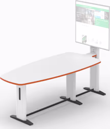 Dalen - Medium Meeting Room Furniture Solution 10 Person (Display based)