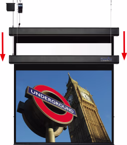 Sapphire Electric Two Motor Drop-down Screen - 2030 x 1520mm - 4:3 Format (SSM200RADV)