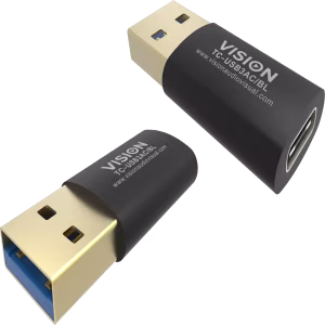Vision - USB-C F to USB-3.0A M Adaptor (TC-USB3AC/BL - 5535560)