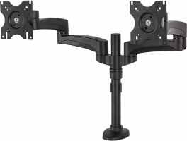 BTech - Twin Screen Desk Mount With Tilt & Swivel (BT7374)