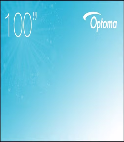 Optoma - Ambient light rejecting projection screen 221.4 x 124.5 (ALR101)
