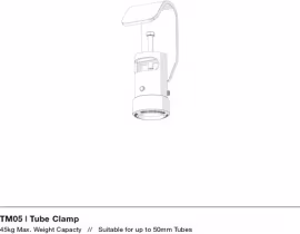 Unicol - Tube Clamp White (TM05)