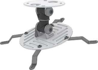 ProView CC145 Close to Ceiling Projector Mount (White Finish)