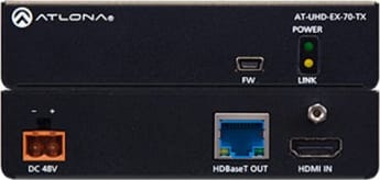 Atlona Technologies 4K UHD HDMI Over HDBaseT Kit with PoE (AT-UHD-EX-70-KIT)