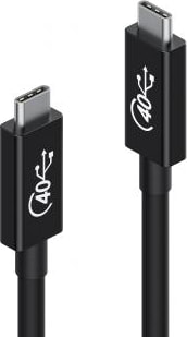 Fastflex – 1m USB4 Type C Male to C Male 40Gbps Cable (FFUSB4CC1M)