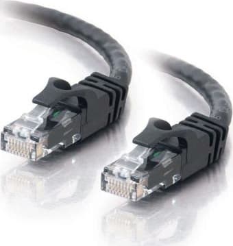 C2G – 0.5m Black Cat6 UTP Snagless RJ45 Patch Cable (C2G83405)