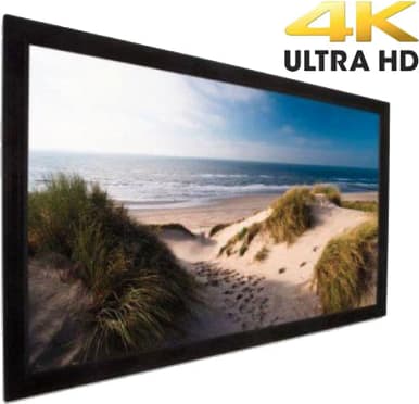Projecta Fixed Frame Screen 173 X 296 cm (16:9) with 4K UHD Fabric 0.9 Gain (PRO-FF-296-4K).