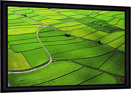 Screen International Modigliani Fixed Frame Aluminium Screen &ndash; 200 x 112cm (16:9) ALR Surface &ndash; (MG200x112ALR)