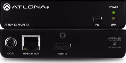 Atlona 4K HDR HDMI Over HDBaseT TX/RX Kit (HDR-EX-70-2PS)