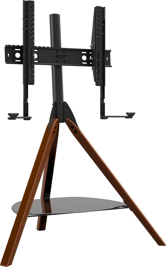 AVF Hoxton Sound Freestanding TV + Soundbar Tripod – Dark Wood (FSLK1001HOXDWB)
