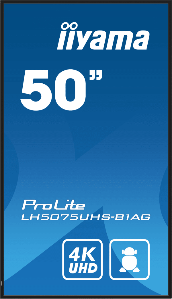 Iiyama 50Inch Prolite Lh5075Uhs-B1Ag Commercial Display - Image 2