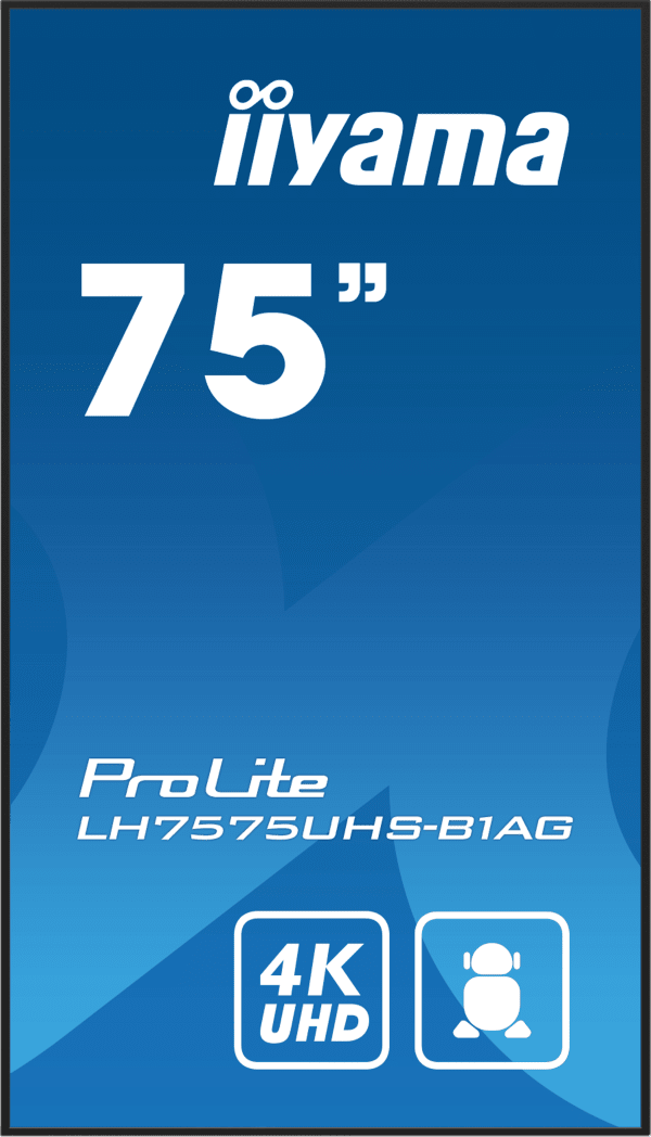 Iiyama 75Inch Prolite Lh7575Uhs-B1Ag Commercial Display - Image 2