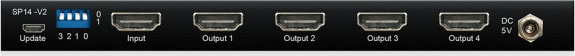 Blustream 4-Way 4K Hdmi 2.0 Splitter With Edid Management (Sp14-V2) - Image 3