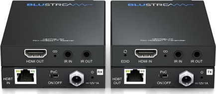 Blustream - Slimline Hdbaset Extender Set - 70M - 4K Up To 40M (Hex70Sl-Kit)